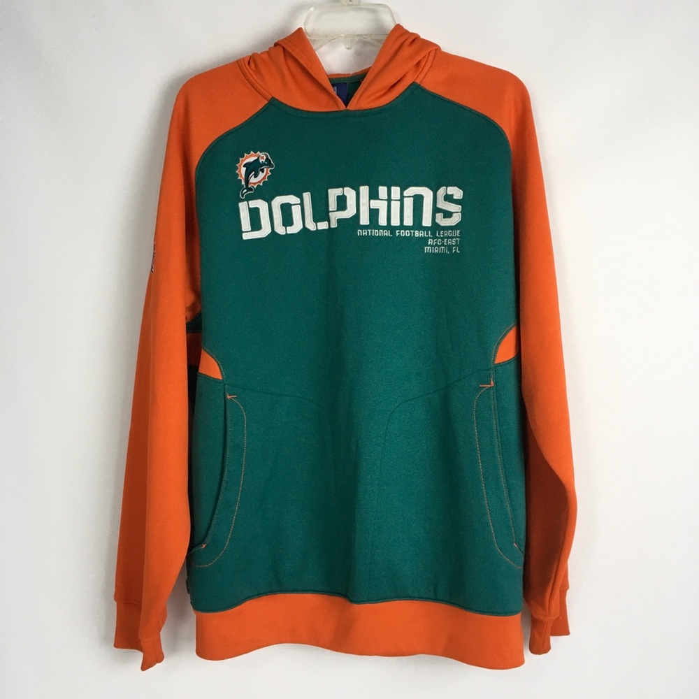 NFL Miami Dolphins Hoodie Onfield Reebok Size M
